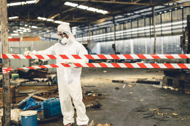 Professional Infectious Disease Decontamination technician working in La Grange, IL